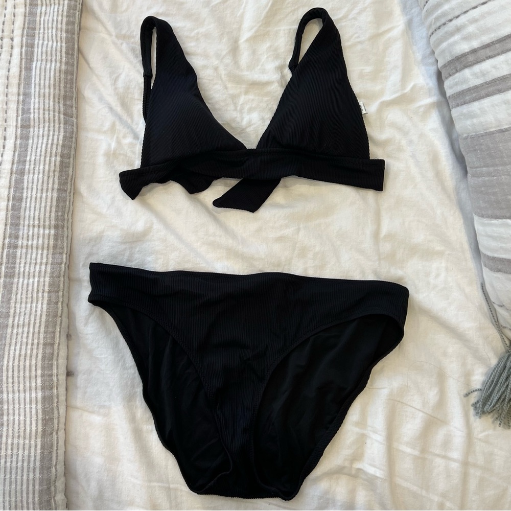 NWOT Aerie ribbed swimsuit set